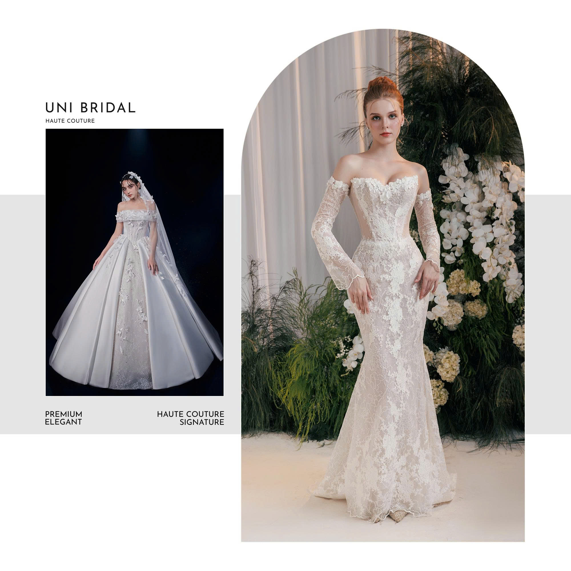 "Cặp bài trùng" ball-gown và đuôi cá