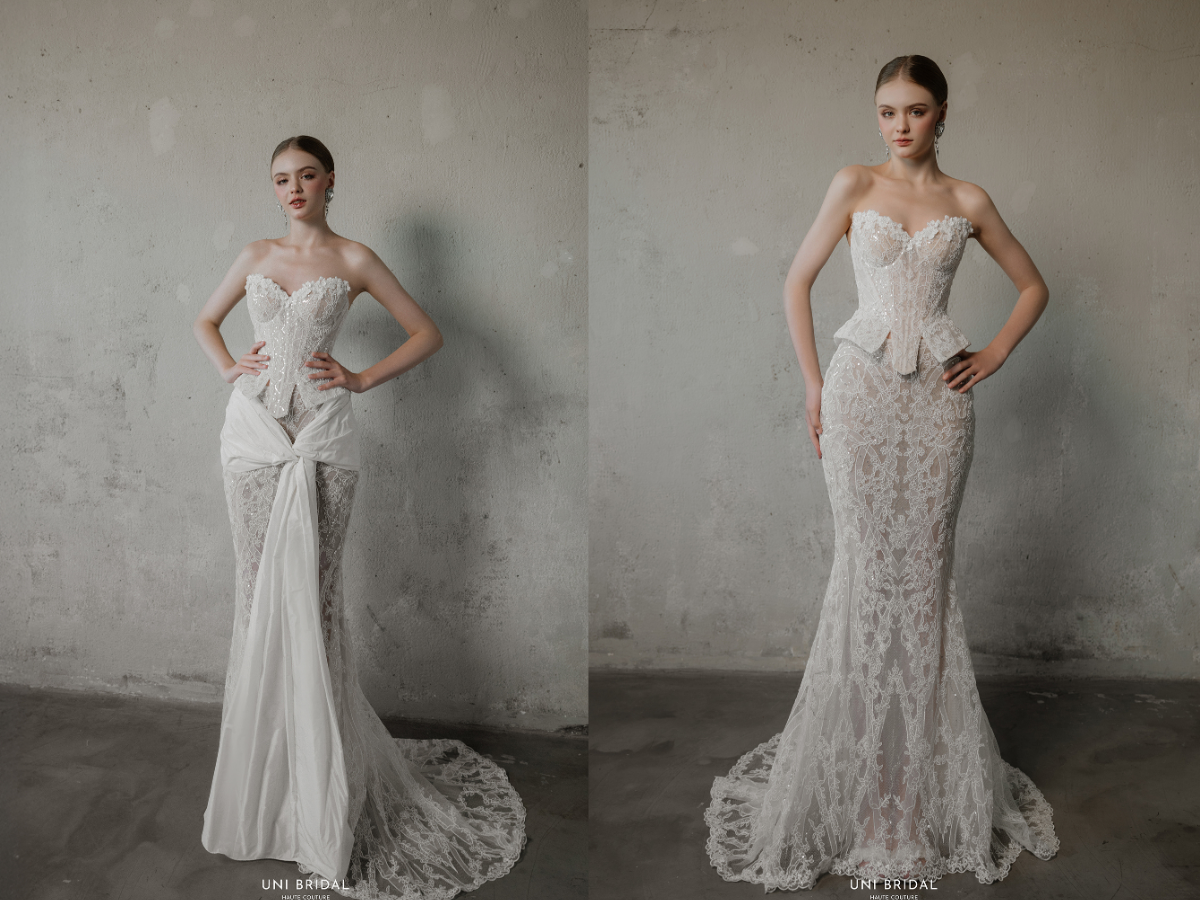 Váy cưới thiết kế 2in1 mang đến sự tiện lợi và tiết kiệm chi phí.