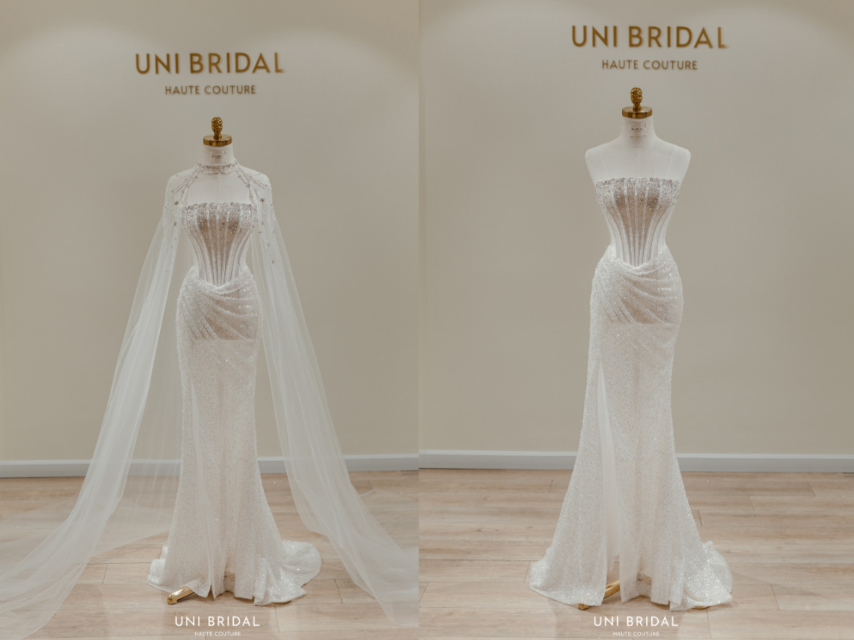 Thiết kế 2in1 là lựa chọn hoàn hảo khi cần biến đổi linh hoạt giữa các không gian cưới