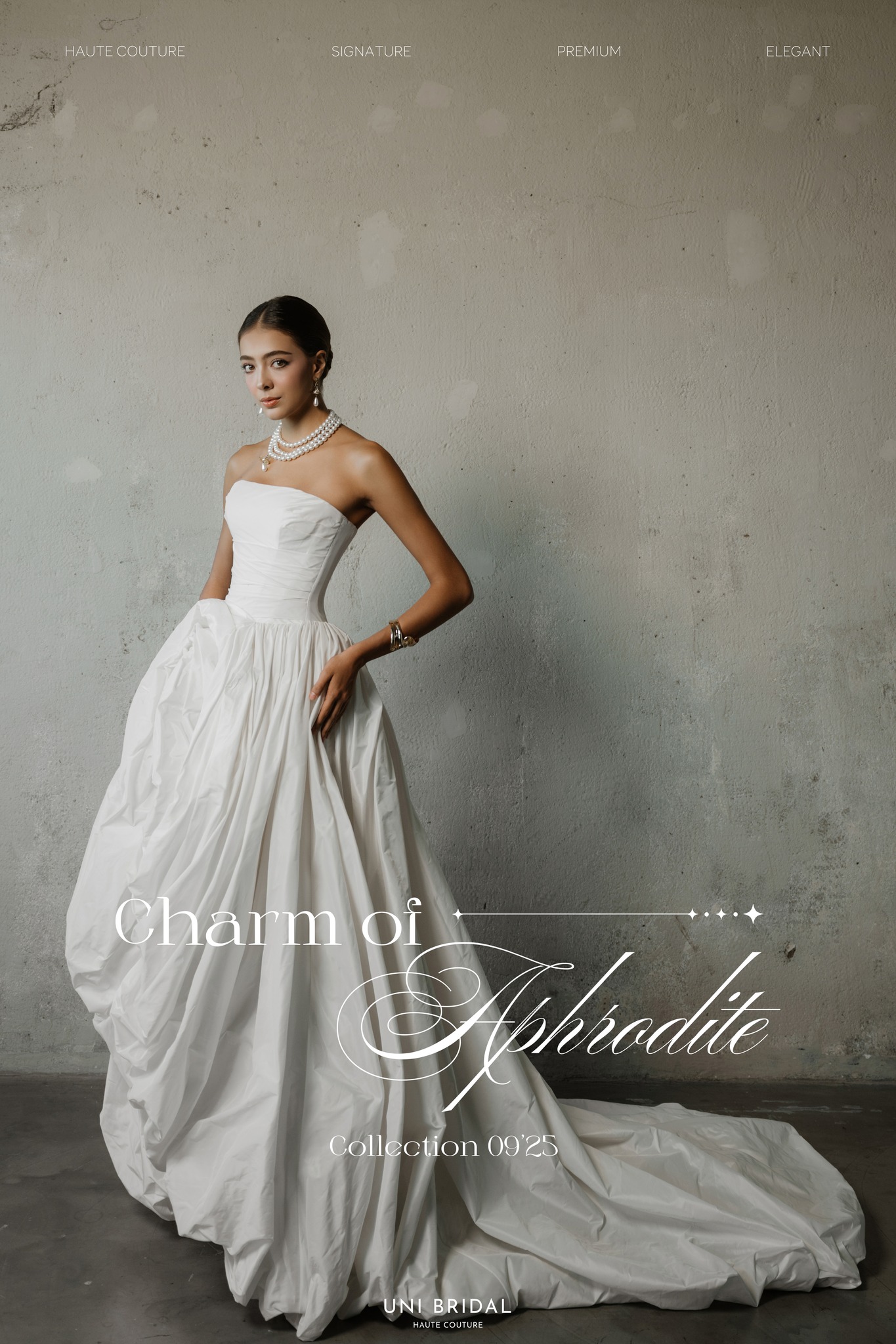 Mẫu váy cưới cúp ngực tại Uni Bridal khiến các nàng dâu siêu lòng