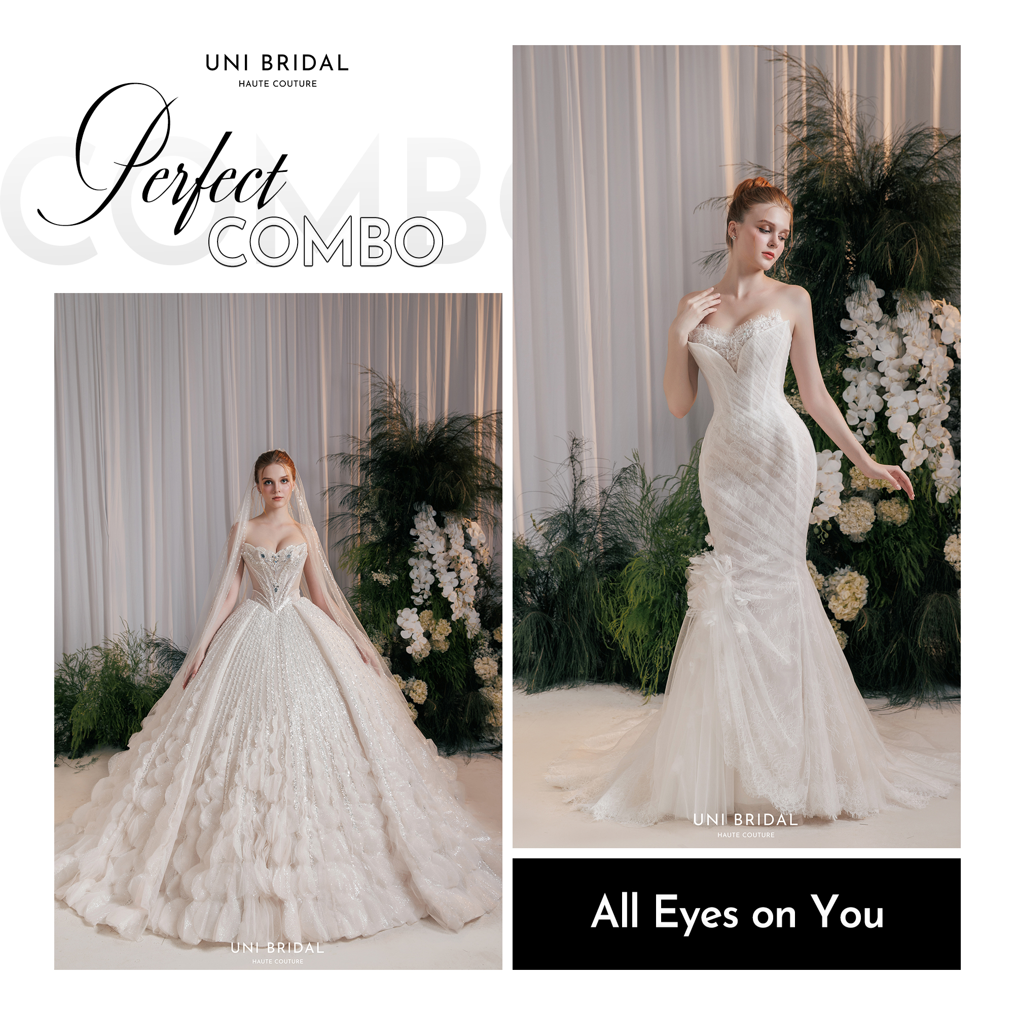 Combo thuê váy là giải pháp tối ưu cho dâu hiện đại