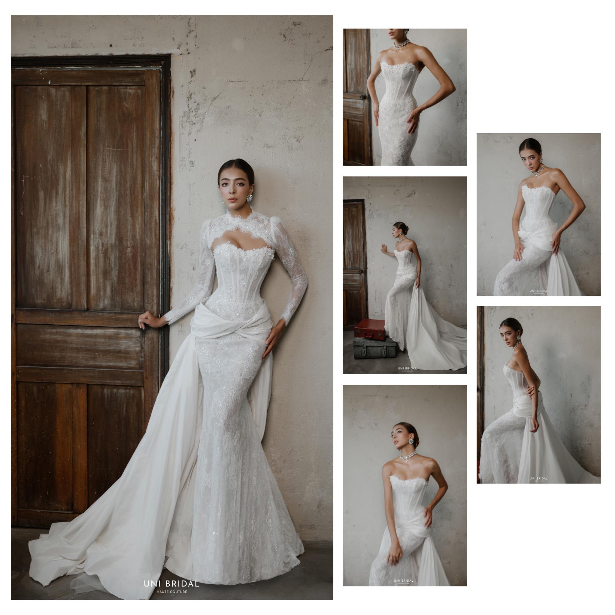 Mẫu váy cưới đuôi cá sang trọng