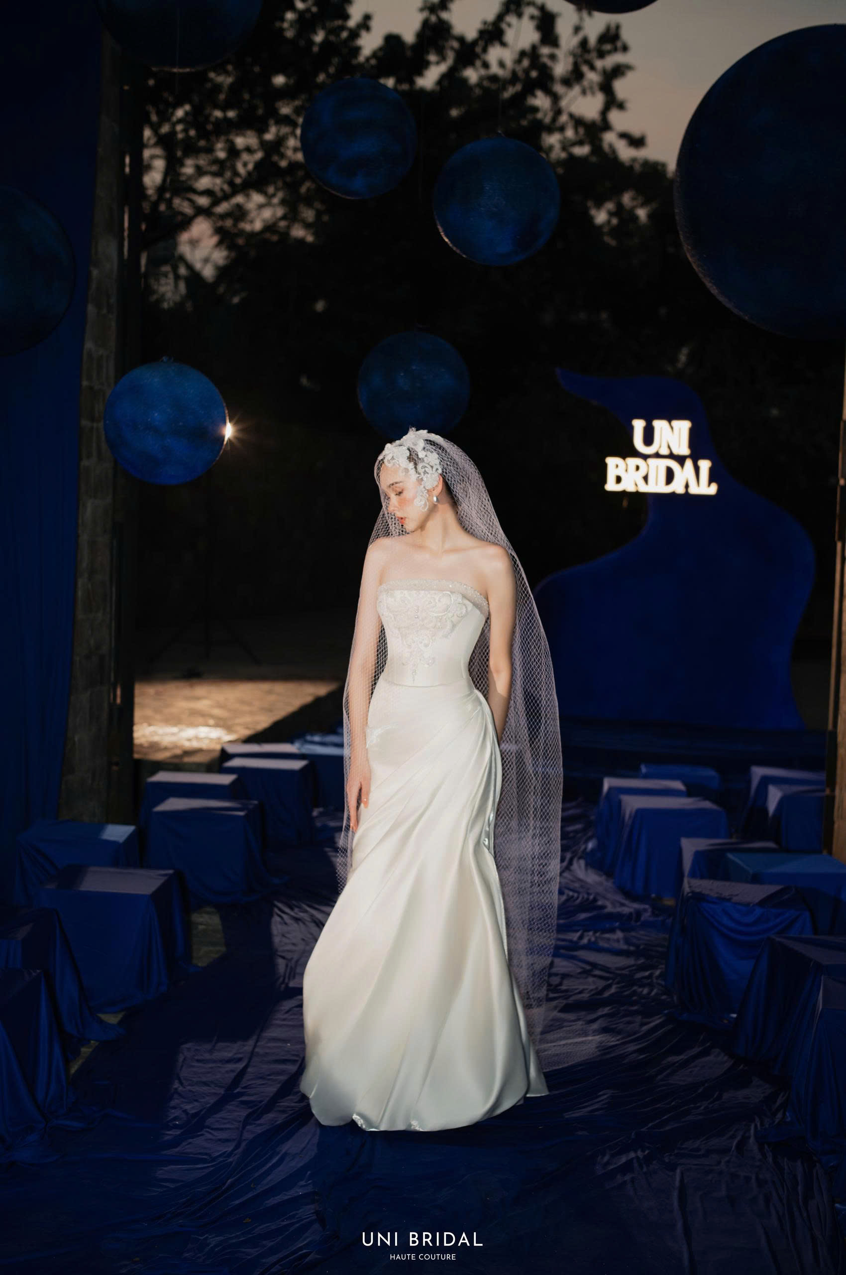 Uni Bridal đồng hành cùng nàng với các mẫu thiết kế váy cưới hạ eo cao cấp